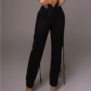 Black Cargo pants. NWT size XL
